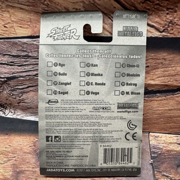 Jada Toys Nano Metalfigs Street Fighter SF1 Ryu Die-Cast Figure Capcom MOC - Picture 3 of 7